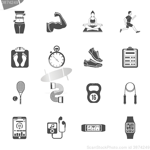 Image of Fitness Icon Set