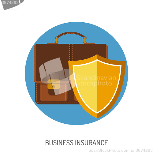 Image of Business Insurance Flat Icon