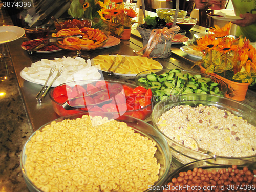 Image of healthy hotel breakfast