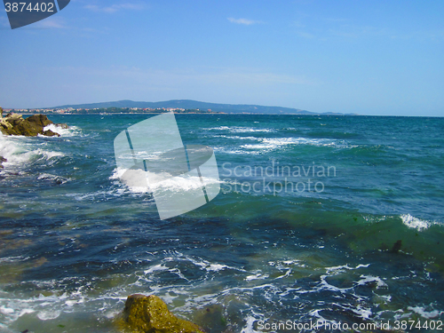 Image of blue bulgarian sea