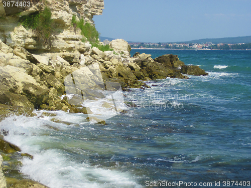 Image of blue bulgarian sea