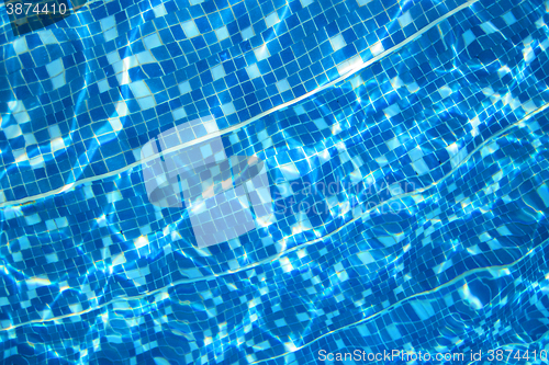 Image of blue water pool texture\r\n