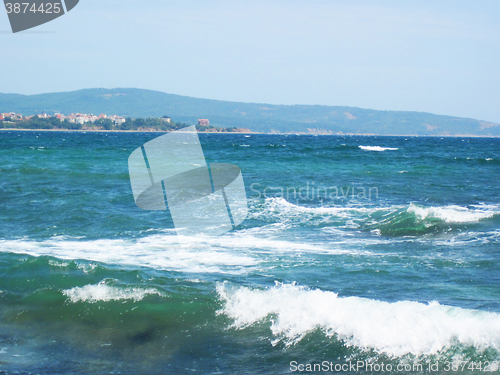 Image of blue bulgarian sea