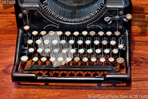 Image of Typewriter keyboard