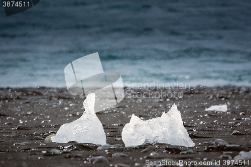 Image of Icebergs at glacier lagoon 