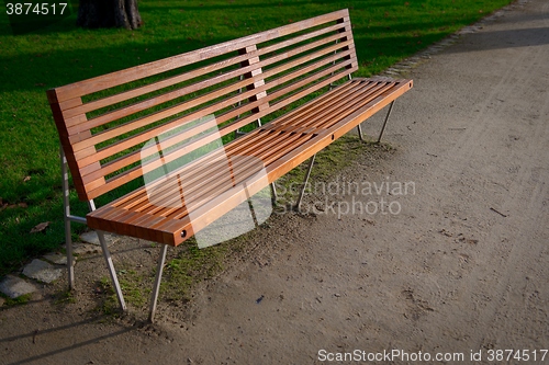 Image of Bench in the park