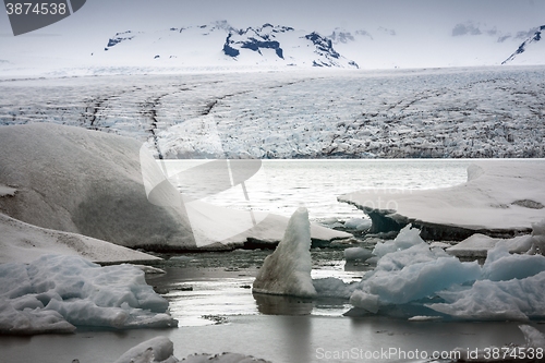 Image of Icebergs at glacier lagoon 