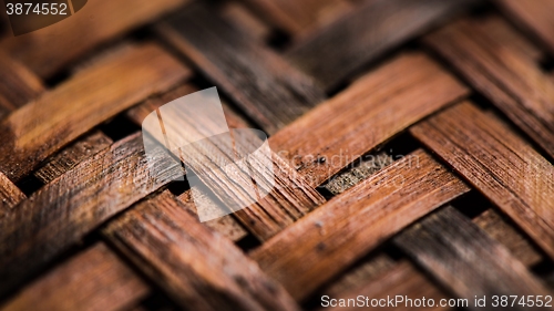 Image of Texture of woven basket 