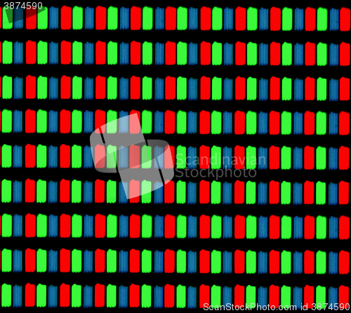 Image of LCD screen micrograph