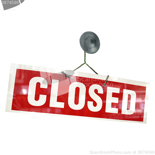 Image of Red closed sign