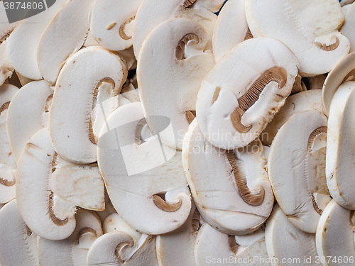 Image of Champignon mushrooms background