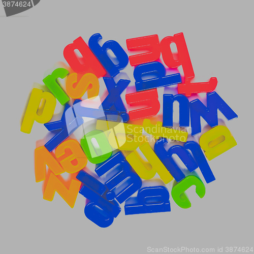 Image of Letters of the English alphabet