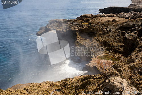 Image of coastline at Nusa Penida island 