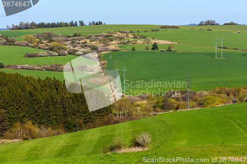 Image of summer rural sping landscape