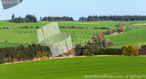 Image of summer rural sping landscape