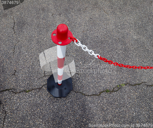 Image of Safety chain bollards