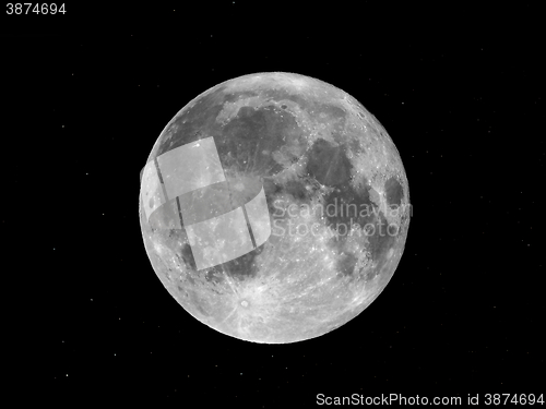 Image of Moon and stars