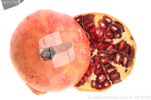 Image of pomegranate isolated