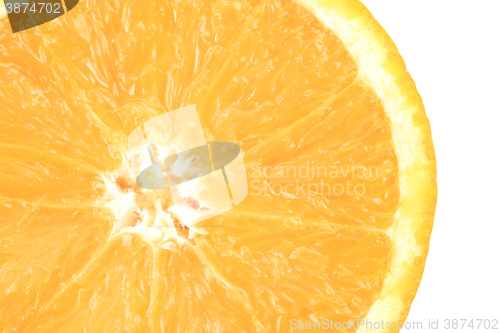 Image of orange fruit detail