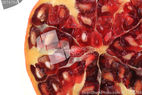 Image of pomegranate isolated