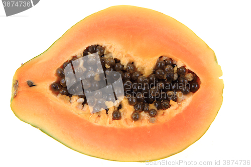 Image of papaw fruit isolated