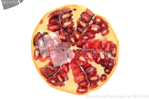 Image of pomegranate isolated