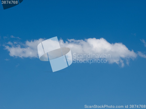 Image of Blue sky with clouds background