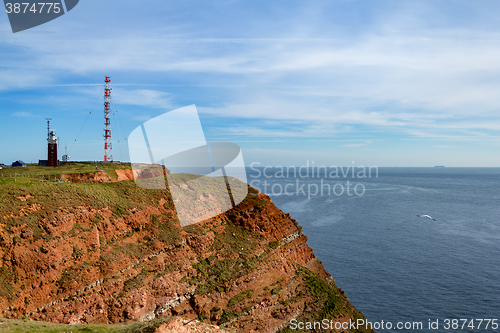 Image of Radio tower on the helgoland island