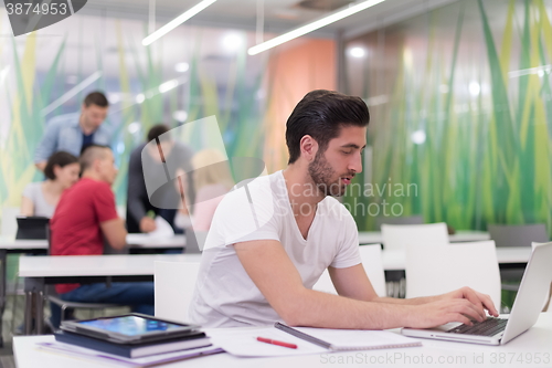 Image of male student in classroom