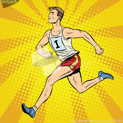 Image of Runner male runner summer games athletics