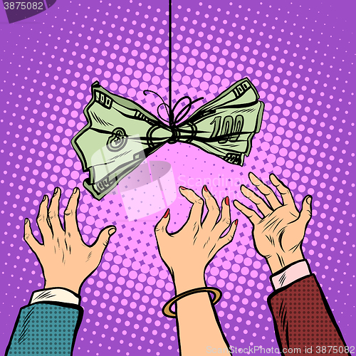 Image of Cash bait vector retro illustration