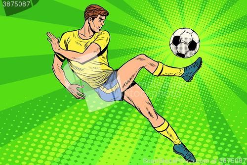 Image of Football has a soccer ball summer sports games