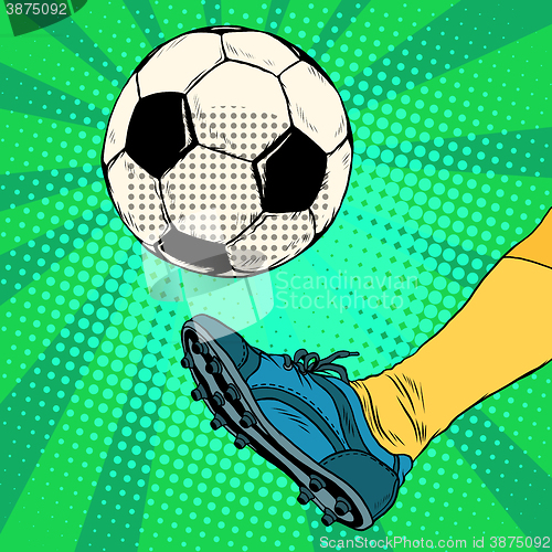 Image of Kick a soccer ball