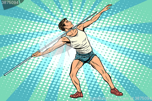Image of Javelin thrower athletics summer sports games