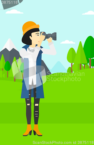 Image of Photographer taking photo.