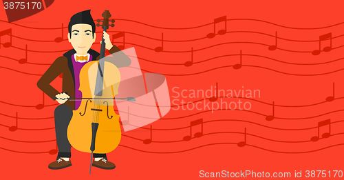 Image of Man playing cello.