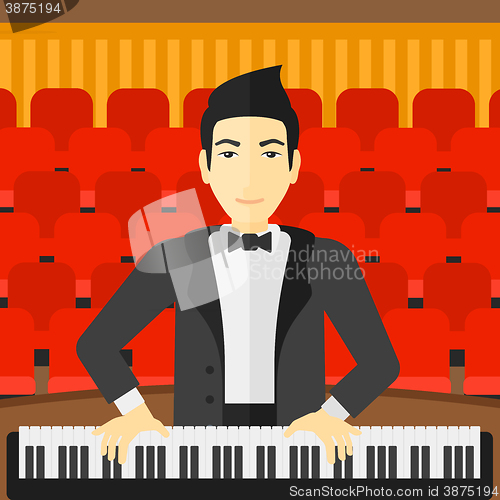 Image of Man playing piano.