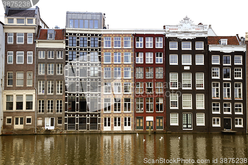 Image of AMSTERDAM; THE NETHERLANDS - AUGUST 16; 2015: Beautiful views of