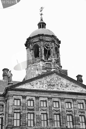 Image of Royal Palace at the Dam Square in Amsterdam, the Netherlands