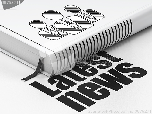 Image of News concept: book Business People, Latest News on white background