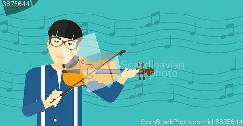 Image of Man playing violin.