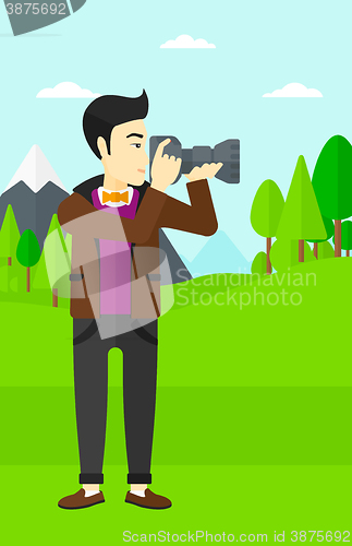 Image of Photographer taking photo.