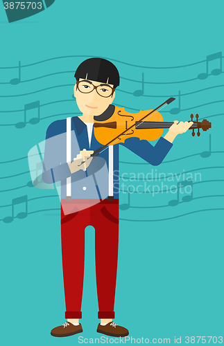 Image of Man playing violin.