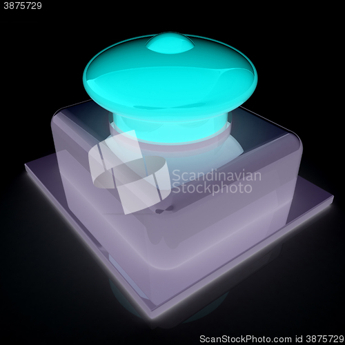 Image of Emergency Button 3d icon