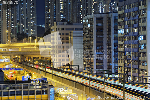 Image of Hong Kong City night