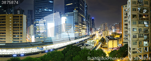 Image of Hong Kong City night