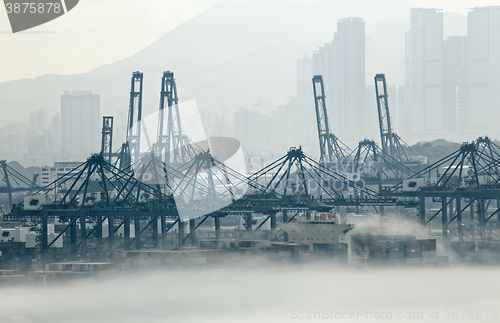 Image of Hong Kong cargo port