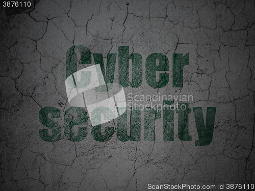 Image of Privacy concept: Cyber Security on grunge wall background
