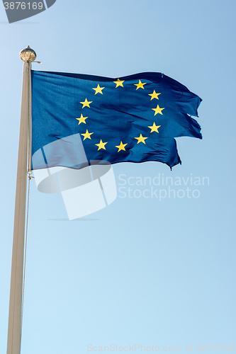 Image of Rundown European Union Flag