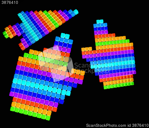 Image of Set of Link selection computer mouse cursor